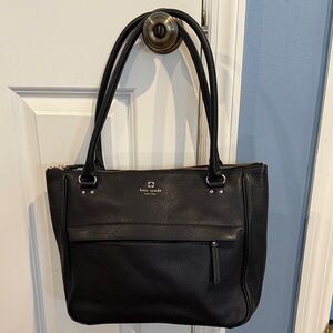 Kate Spade Black Pebbled Leather Purse